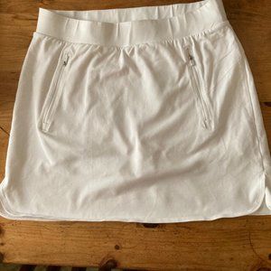 Talbots White Yoga Skort Medium